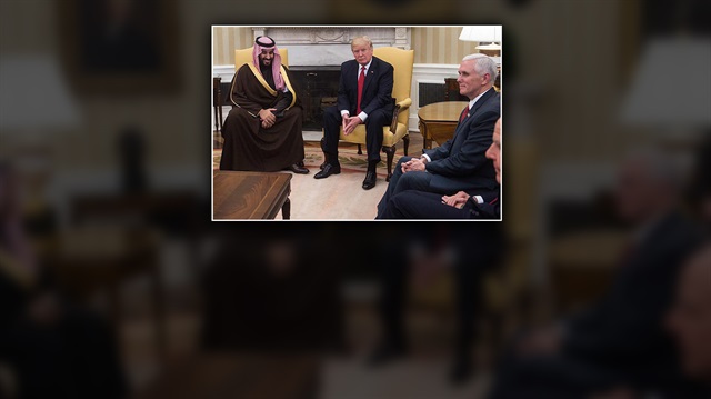 Suudi Arabistan Prensi Selman bin Abdülaziz, Beyaz Saray'da ABD Başkanı Donald Trump ile görüştü. 