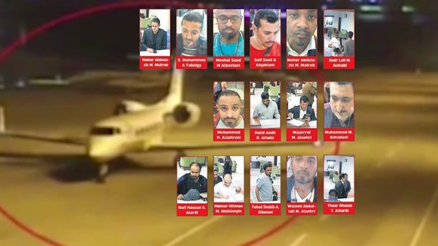 Kaşıkçı'nın ortadan kaybolmasında dahli olan 15 kişilik Suudi ekibinin fotoğraf ve görüntüleri ortaya çıktı.