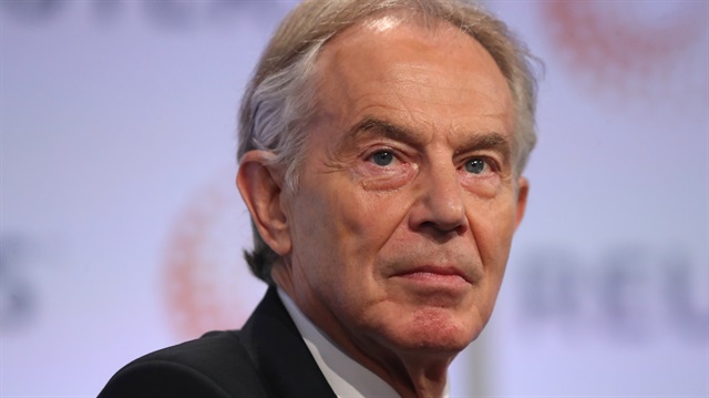 Britain's former Prime Minister Tony Blair 