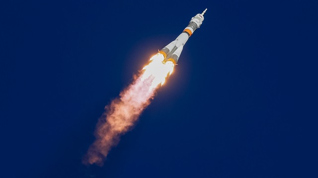 The Soyuz MS-10 spacecraft carrying the crew of astronaut Nick Hague of the U.S. and cosmonaut Alexey Ovchinin of Russia blasts off to the International Space Station (ISS) from the launchpad at the Baikonur Cosmodrome, Kazakhstan October 11, 2018. 