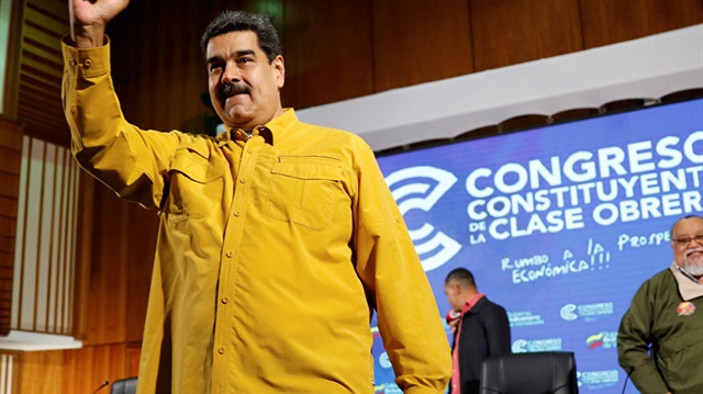 Venezüella Devlet Başkanı Nicolas Maduro 