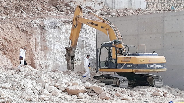 Şanlıurfa'da inşaat sahasında unutulan dinamit patladı