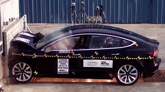 En düşük 'yaralanma oranına' sahip otomobil: Tesla Model 3!