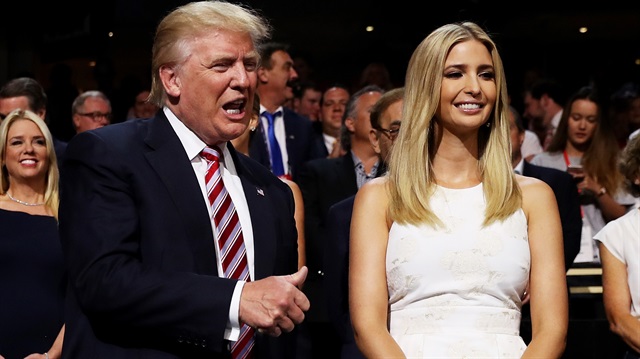 ABD Başkanı Donald Trump ve kızı Ivanka Trump