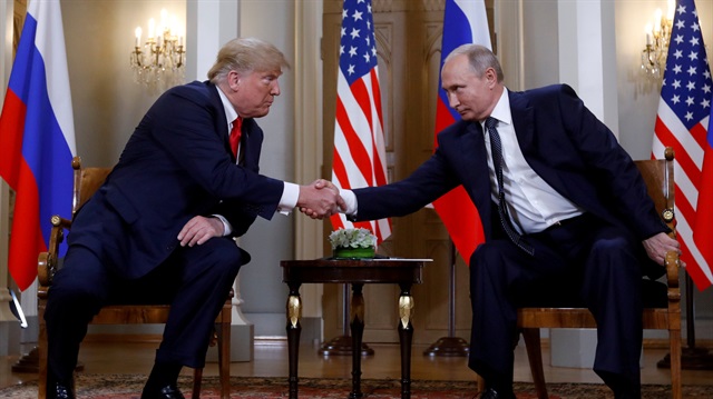 File photo: U.S. President Donald Trump and Russia's President Vladimir Putin
