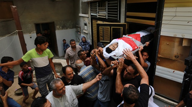 يوم حزين في غزة.. آلاف يشيعون شهداء "جمعة انتفاضة القدس"