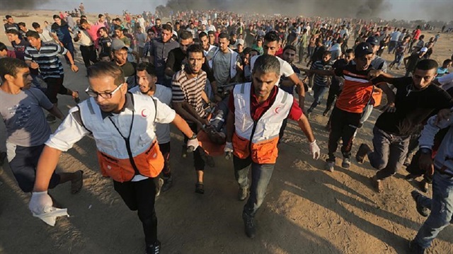 Israel was carrying out “lethal” attacks on Palestinian protestors