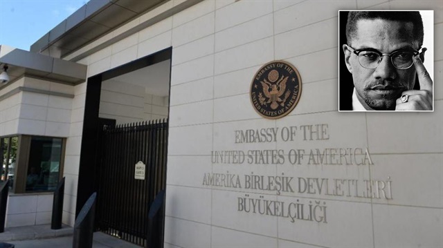 ABD'nin Ankara Büyükelçiliği'nin yeni taşınacağı binanın olduğu caddeye Malcolm X ismi verildi.