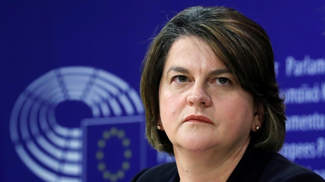 Northern Irish Democratic Unionist Party (DUP) leader Arlene Foster