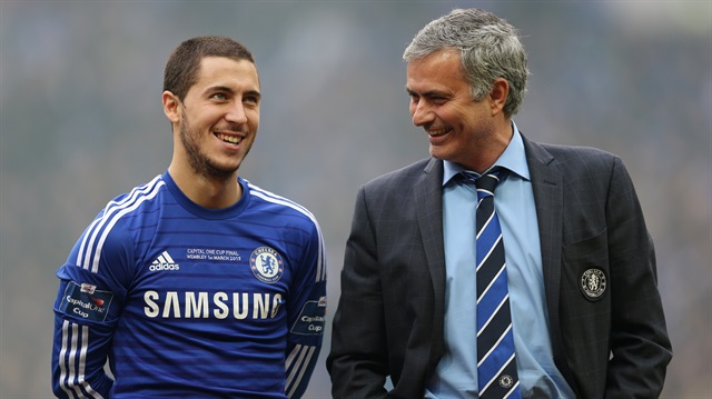Hazard ile Mourinho Chelsea'de iki sezon birlikte çalışmışlardı.