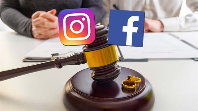 Mahkeme, sosyal medya hesapları yüzünden davalık olan çiftin boşanmasına karar verdi.