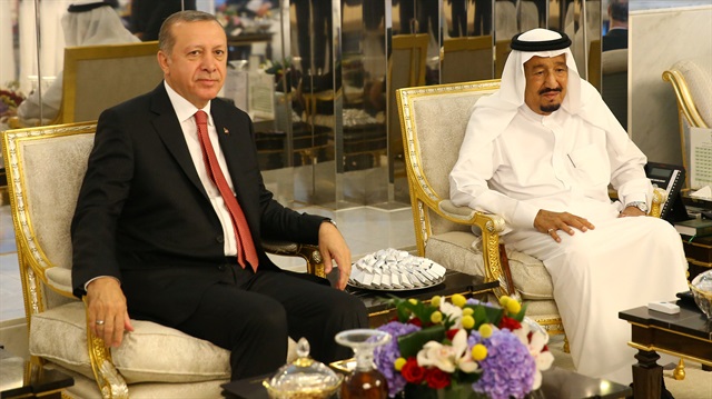 Cumhurbaşkanı Erdoğan ile Suudi Arabistan Kralı Selman
