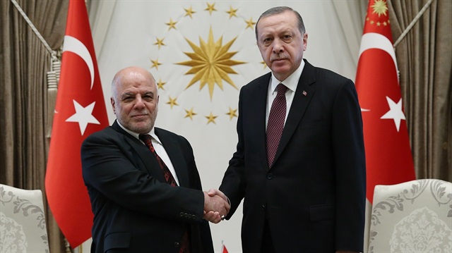 Cumhurbaşkanı Erdoğan ile Irak Başbakanı İbadi