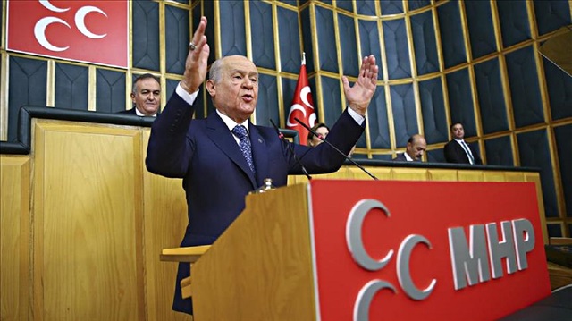 رئيس حزب الحركة القومية التركي دولت بهجة لي