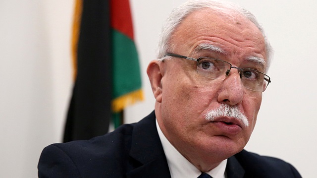 Palestinian Foreign Minister Riyad al-Maliki