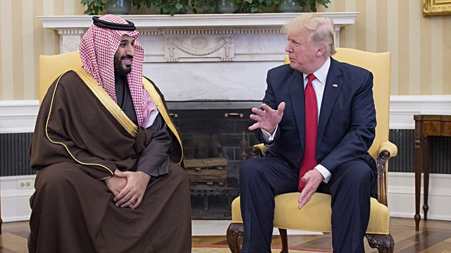 Suudi Arabistan'ın ikinci veliaht prensi Muhammed Bin Selman, geçtiğimiz aylarda ABD’deki temasları kapsamında ABD Başkanı Donald Trump ile Beyaz Saray'da bir araya gelmişti.