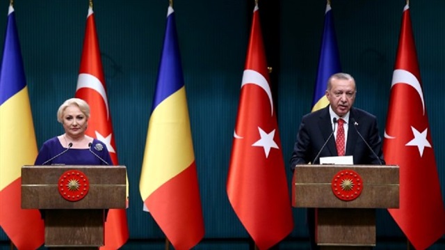 المؤتمر الصحفي بين أردوغان ورئيسة الوزراء الرومانية
