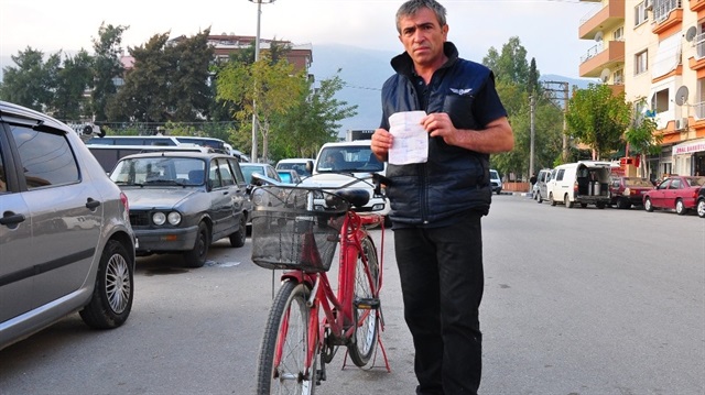 Bisiklet sürücüsü Ali Gül yaşadığı durumu anlattı. 