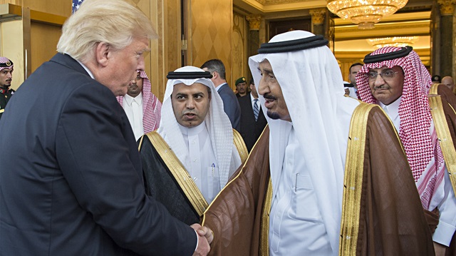U.S. President Donald Trump and Saudi Arabia's King Salman bin Abdulaziz Al Saud