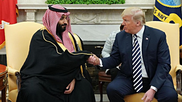 ABD Başkanı Trump ile Suudi Arabistan Veliaht Prensi Selman