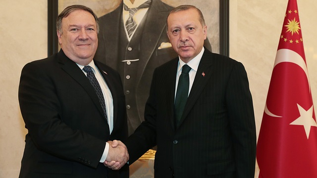 Cumhurbaşkanı Erdoğan, Ankara'ya gelen ABD Dışişleri Bakanı'nı kabul etti. 