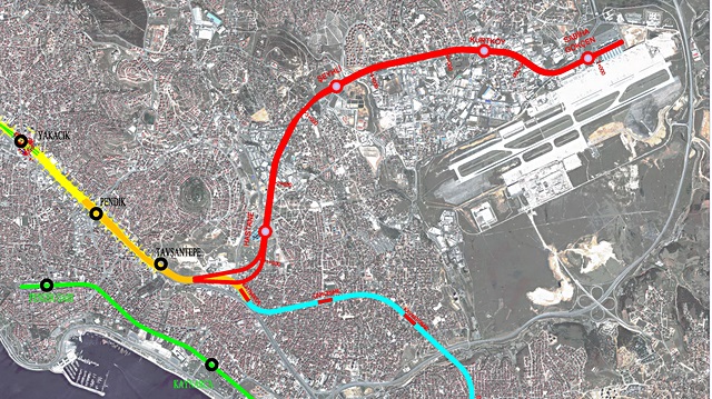 İstanbul Anadolu Yakası metro hatları