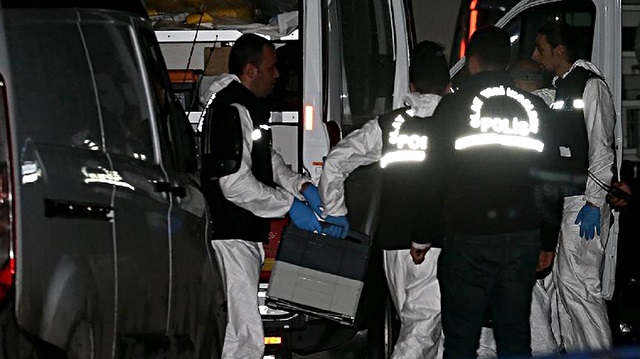 Crime scene investigation units arrived at the Istanbul residence of Mohammad al-Otaibi around 4:40 p.m. local time (1340 GMT).