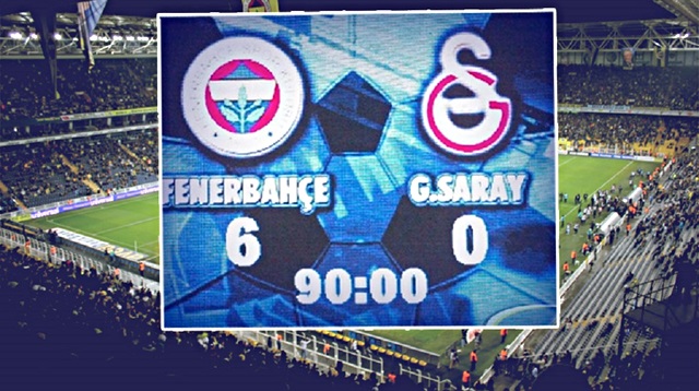 Fenerbahçe, 2002-03 sezonunun 6. haftasında Galatasaray'ı 6-0 mağlup etmişti.