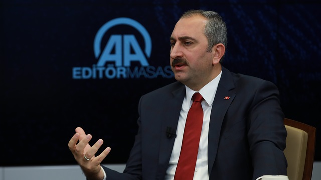 Adalet Bakanı Abdulhamit Gül, AA Editör Masası'na konuk oldu.