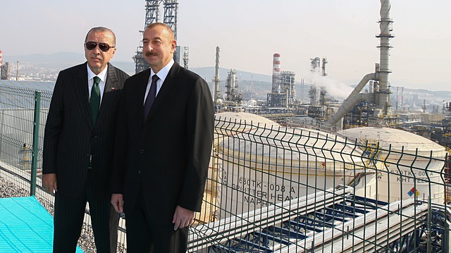 Recep Tayyip Erdoğan and Ilham Aliyev 