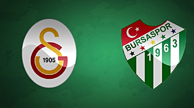 Spor Toto Süper Lig'de Galatasaray kendi evinde Bursaspor ile karşılaşıyor. 