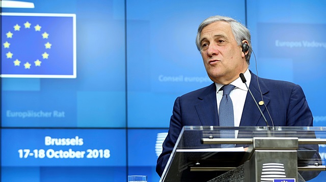 European Parliament President Antonio Tajani 