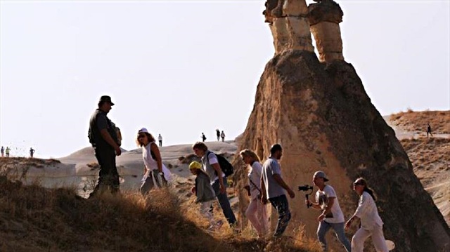  منطقة "كبادوكيا" السياحية في ولاية نوشهير، وسط تركيا