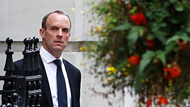 Britain's Secretary of State for Exiting the EU, Dominic Raab