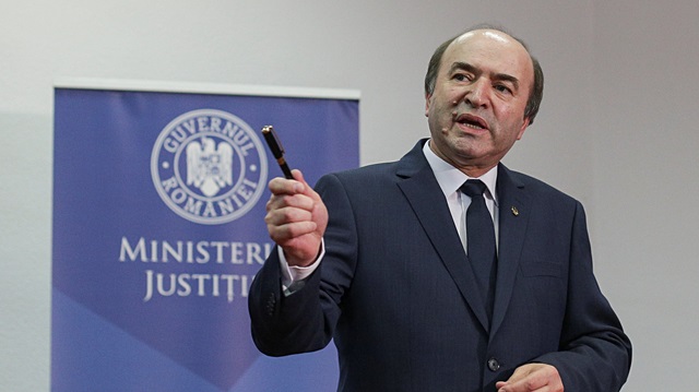 Romanian Justice Minister Tudorel Toader 