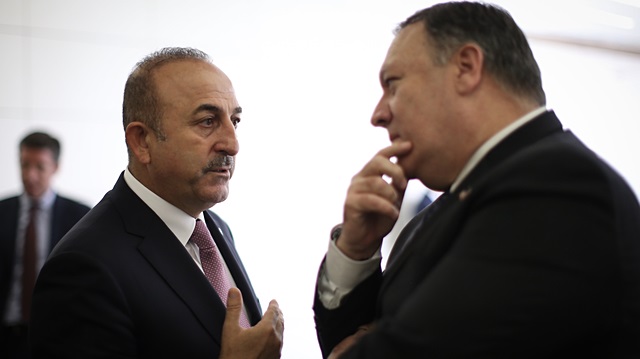 Dışişleri Bakanı Mevlüt Çavuşoğlu ile ABD'li mevkidaşı Pompeo geçtiğimiz hafta Ankara'da bir araya gelmişti.