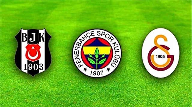 Galatasaray, Fenerbahce, Besiktas.