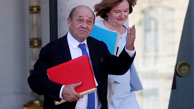 French Foreign Affairs Minister Jean-Yves Le Drian