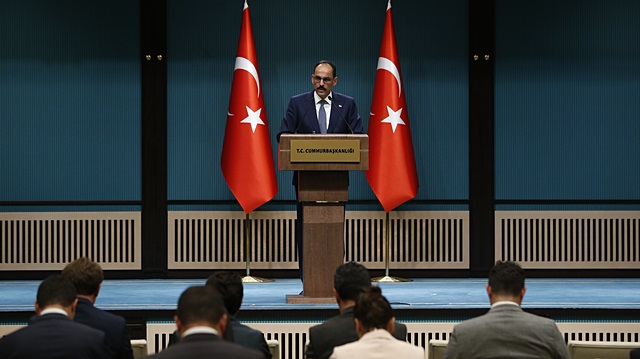 Turkish Presidential Spokesman Ibrahim Kalin