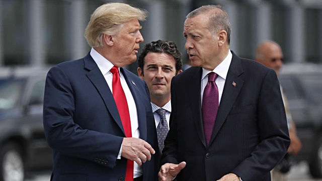 Cumhurbaşkanı Erdoğan ile ABD Başkanı Trump