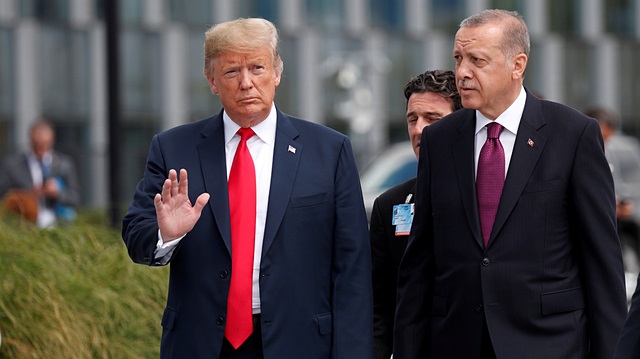 U.S. President Donald Trump and Turkish President Tayyip Erdoğan
