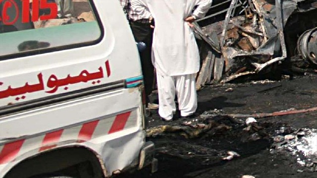 road collision in Pakistan