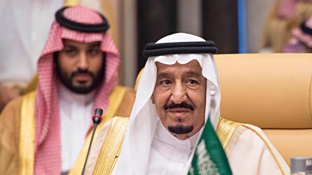 Suudi Arabistan Kralı Selman bin Abdulaziz ve oğlu Prens Muhammed bin Selman 
