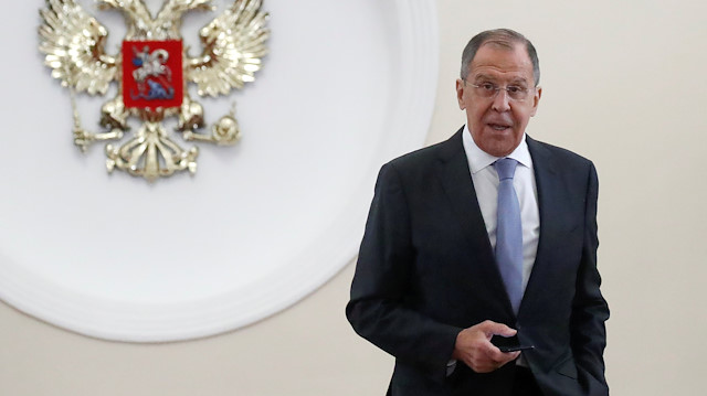 Russia's Foreign Minister Sergei Lavrov 