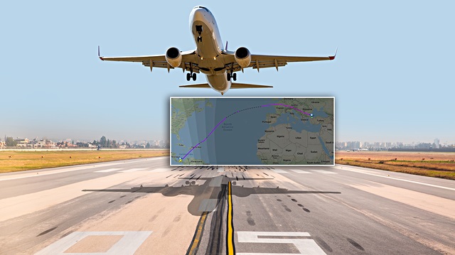 Jet rüzgarlarını arkasına alan THY'nin Panama-İstanbul uçağı uçuş maliyetinde önemli bir avantaj sağladı.