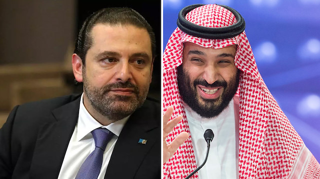 Prens Muhammed bin Selman ve Lübnan Başbakanı Hariri
