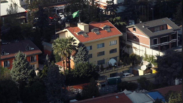  Saudi Arabia's consulate is pictured from a skyscraper in Istanbul's Levent district, Turkey October 10, 2018. REUTERS/Murad Sezer.