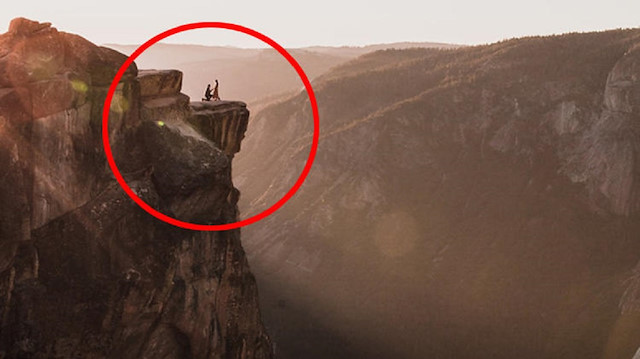 Yosemite Ulusal Parkı'nda bu yıl 10 kişi hayatını kaybetti. 6'sı Taft Point'ten düştü.