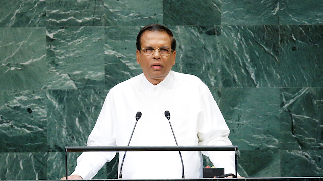 Sri Lanka's President Maithripala Sirisena