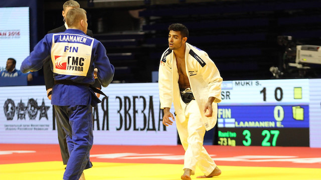 İsrailli Judocu Muki'nin final maçını kazanmasının ardından BAE'de İsrail marşı çalındı